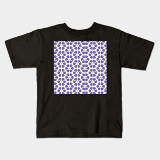 Blue purple spring crocus Kids T-Shirt